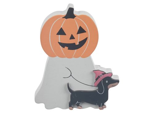 Halloween Ghost with Pumpkin Heads Tabletop Decor