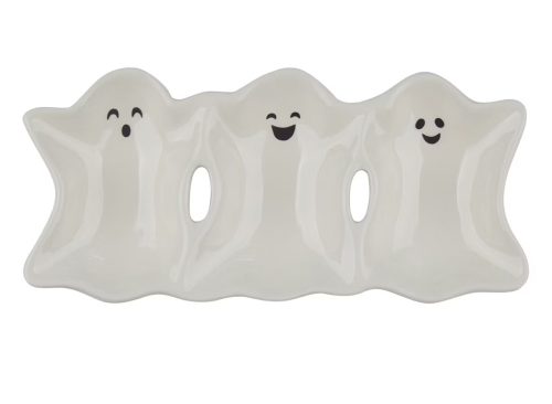 Halloween White Ghost Shaped Candy Tray