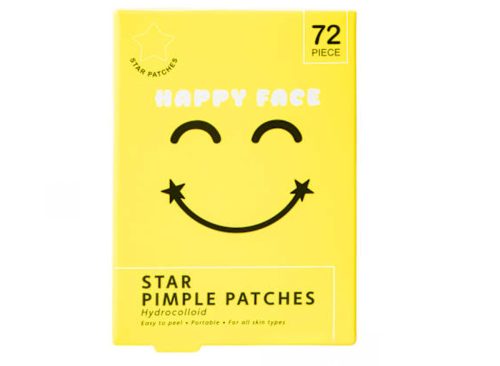 Happy Face Star Pimple Patches 72-Count