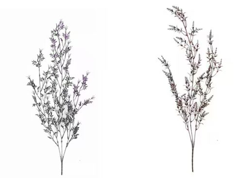 Harvest Artificial Glitter Hanging Bush