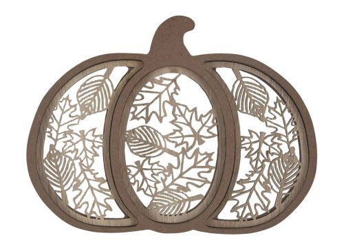 Harvest Halloween Pumpkin Shaped Cutout Table Décor