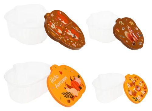 Harvest-themed Container With Lid, Assorted Styles And Sizes