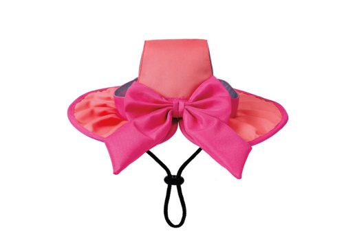 Heart to Tail Pet Hat Pink Bow ML