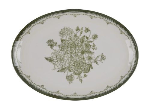 Holly Williams Fall Melamine Printed Oval Serving Platter