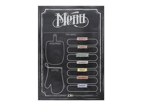 Joie Black Magnetic Meal Planner