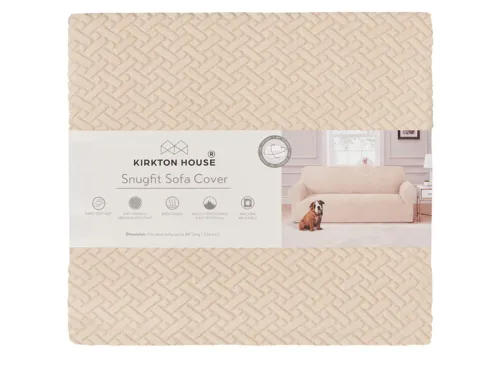 KIRKTON HOUSE Beige Snugfit Sofa Cover
