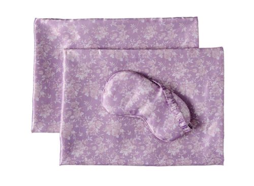 KIRKTON HOUSE Floral 2PK Satin Pillowcase and Eye Mask
