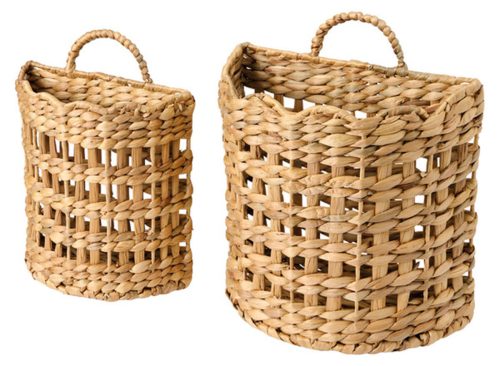 KIRKTON HOUSE Hanging Woven Baskets - 2pc