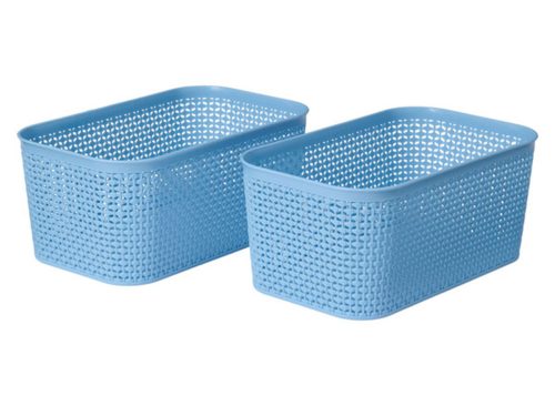 KIRKTON HOUSE Light Blue Decorative Baskets 