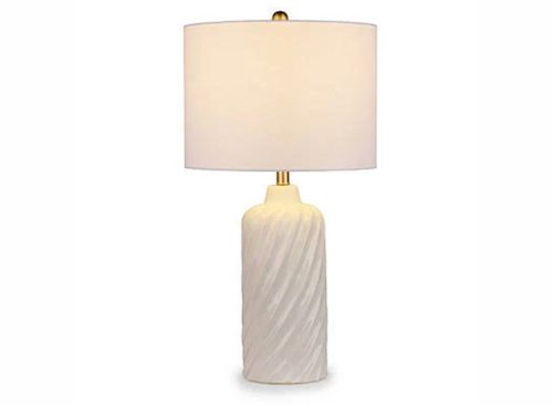 Kirkland's Home Swirl Ceramic Table Lamp