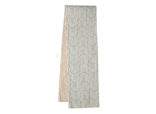 Kirkton House Green Jacquard Table Runner
