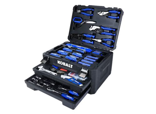 Kobalt 228 -Piece Blue Household Tool Set with Folding Case