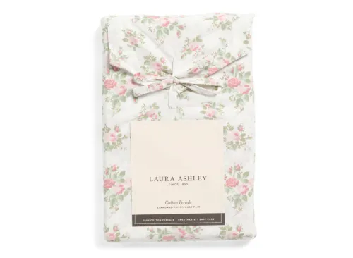 LAURA ASHLEY Cotton Floral Pillowcase Set