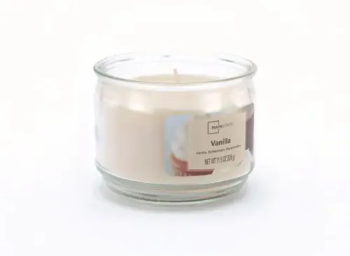 Mainstays 3-Wick Scented Glass Jar Candle, Vanilla, 11.5oz.