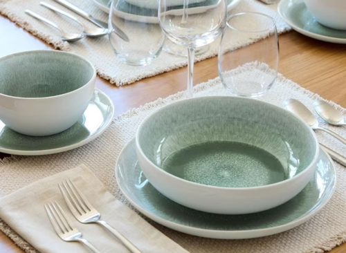 Member's Mark 4-Piece Stoneware Reactive Pasta Bowl Set