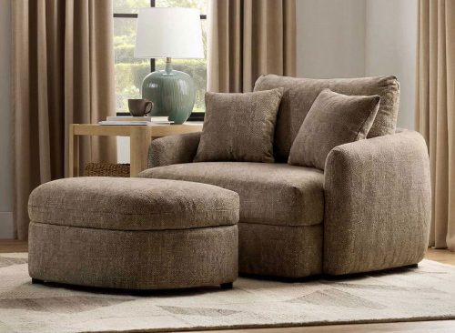 Member's Mark Oversized Cuddle Chair and Storage Ottoman