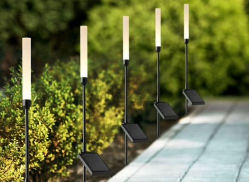 Member's Mark Reed LED Solar Landscape Accent Lights, 5-Pack