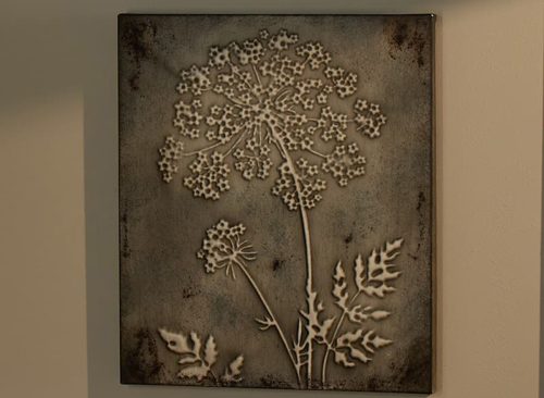 Metal Floral Wall Decor
