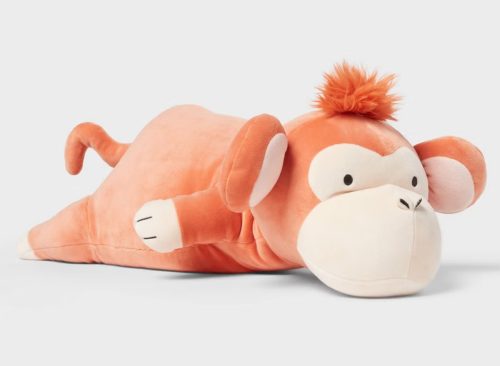 Monkey Weighted Plush Kids Throw Pillow Orange Pillowfort