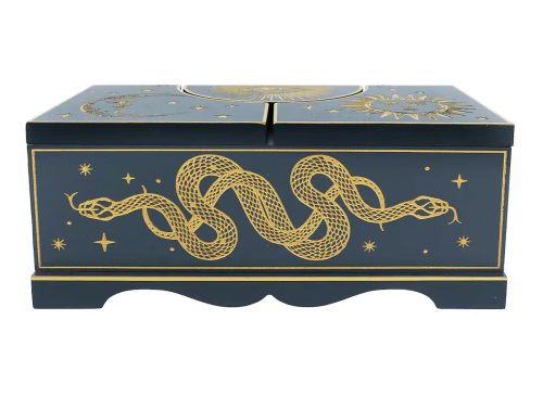 Navy & Gold Footed Snake Box Tabletop Décor by Ashland