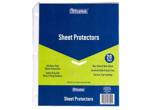 Office Hub Sheet Protectors