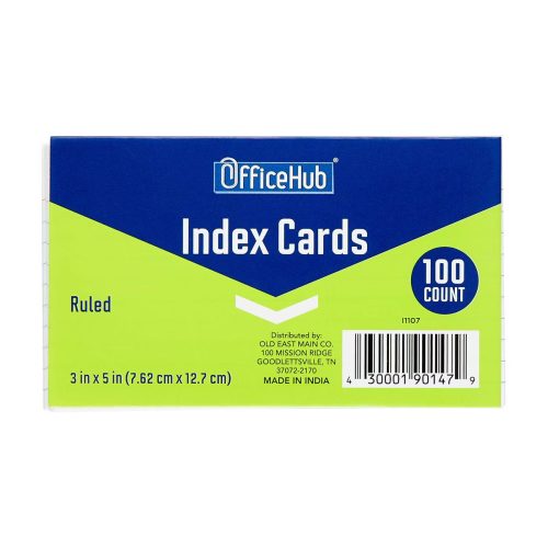 OfficeHub Ruled Index Cards