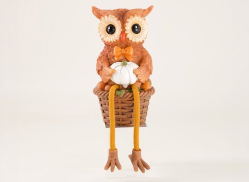 Owl with Pumpkin Sitter