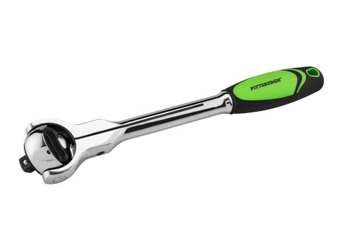 PITTSBURGH 3/8 in. Drive Quick-Release Swivel-Head Ratchet