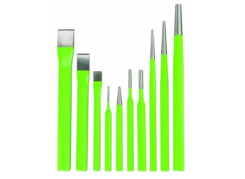PITTSBURGH PRO Jumbo Punch and Chisel Set, 10-Piece