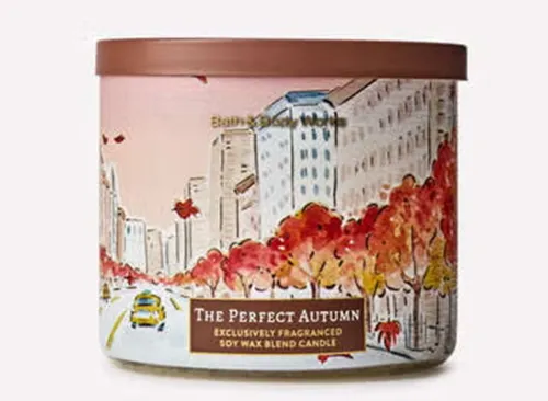 Perfect Autumn 3-Wick Candle.