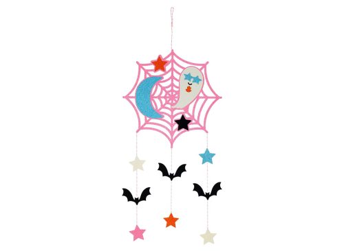 Pink Halloween Wall Decoration Kit