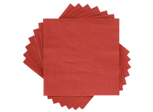 Seasonal Collection 2-Ply Red Lunch Napkins