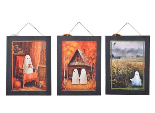 Seasonal Collection Halloween Wooden Frame Decor