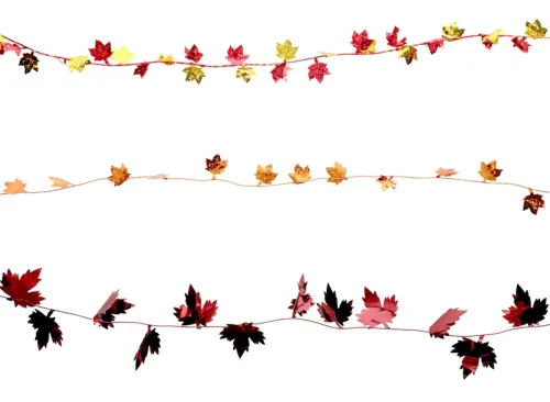 Seasonal Collection Harvest-themed Wire Garland, Assorted Styles.