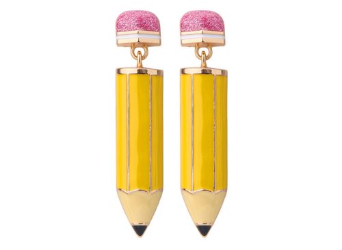 Serra Pencil Earrings Teacher Accessory