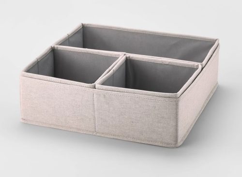 Set of 4 Collapsible Fabric Drawer Organizers - Brightroom™