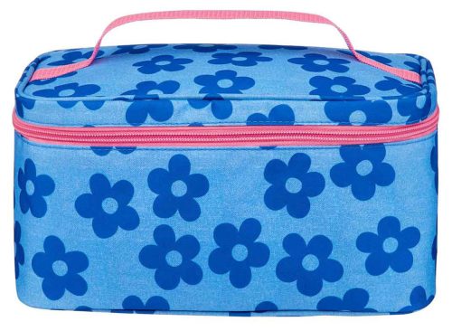 Summer Blue Floral Print Travel Storage Case