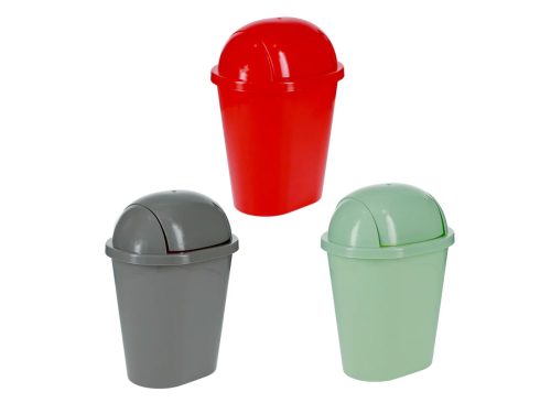 Swing-Top Mini Wastebaskets, 7x5.375x9.875 in.