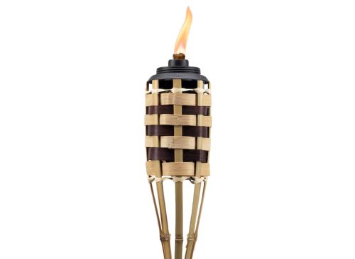 TIKI Gatun 57-Inch Tan Bamboo Garden Torch