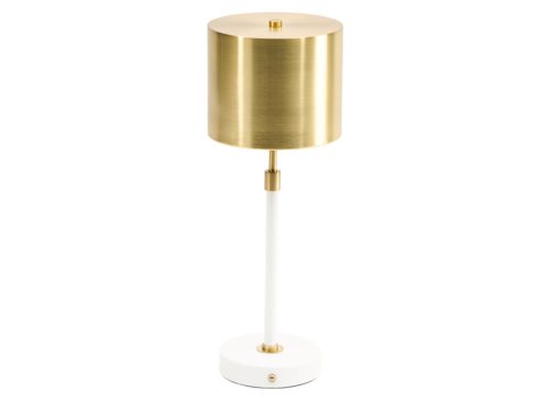 TRINA TURK 16x6 Rechargeable Led Touch Lamp With Iron Drum Shade