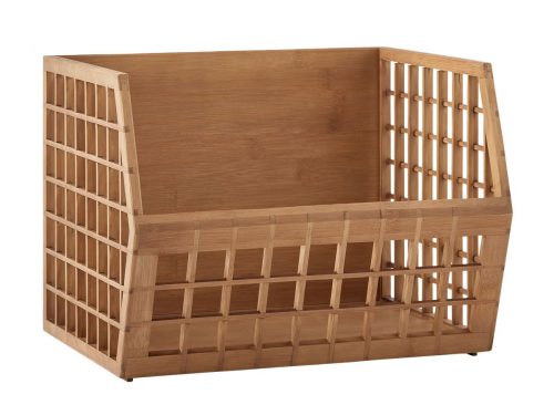 The Container Store Shoji Stacking Bin Kocha Brown