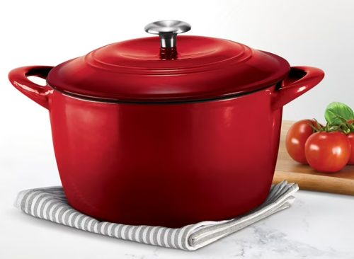 Tramontina Enameled Cast Iron 7-Quart Covered Round Dutch Oven