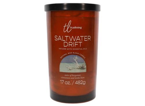 True Living Saltwater Drift 2-Wick Candle, 17 oz