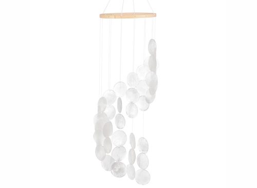 Unique Bargains Shell Sea Glass Outdoor Wind Chime