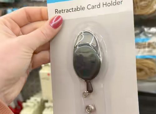 Use Badge Holder to Clip Your Keys to Your Purse