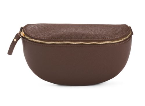 VIOLA CASTELLANI Made In Italy Leather Belt Bag