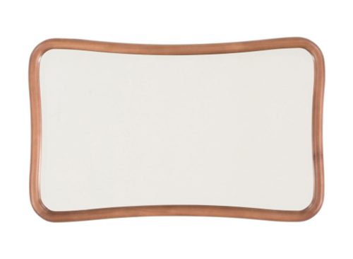 Waveform Wood Rectangular Mirror