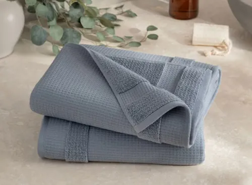 WelHome Waffle Bath Towels 2 pack