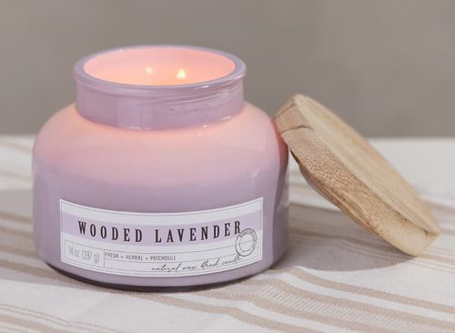 Wooded Lavendar Candle