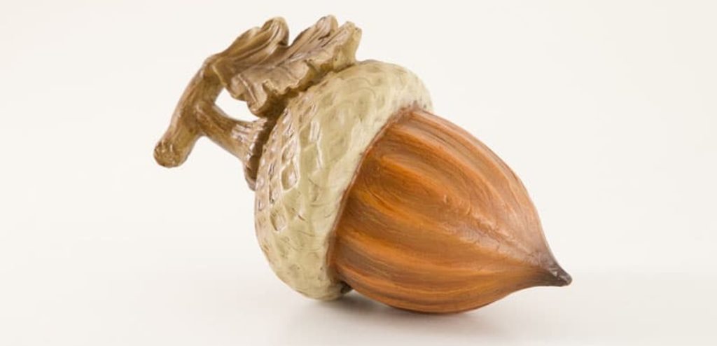 Decorative Carved Acorn
